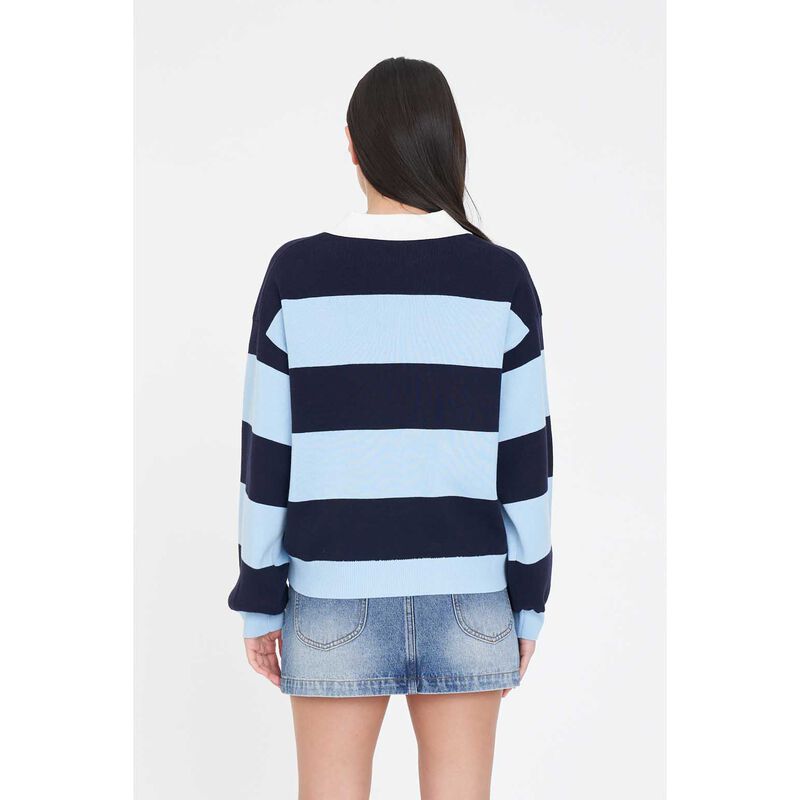 Huffer Slouchy Knit Polo image number 1